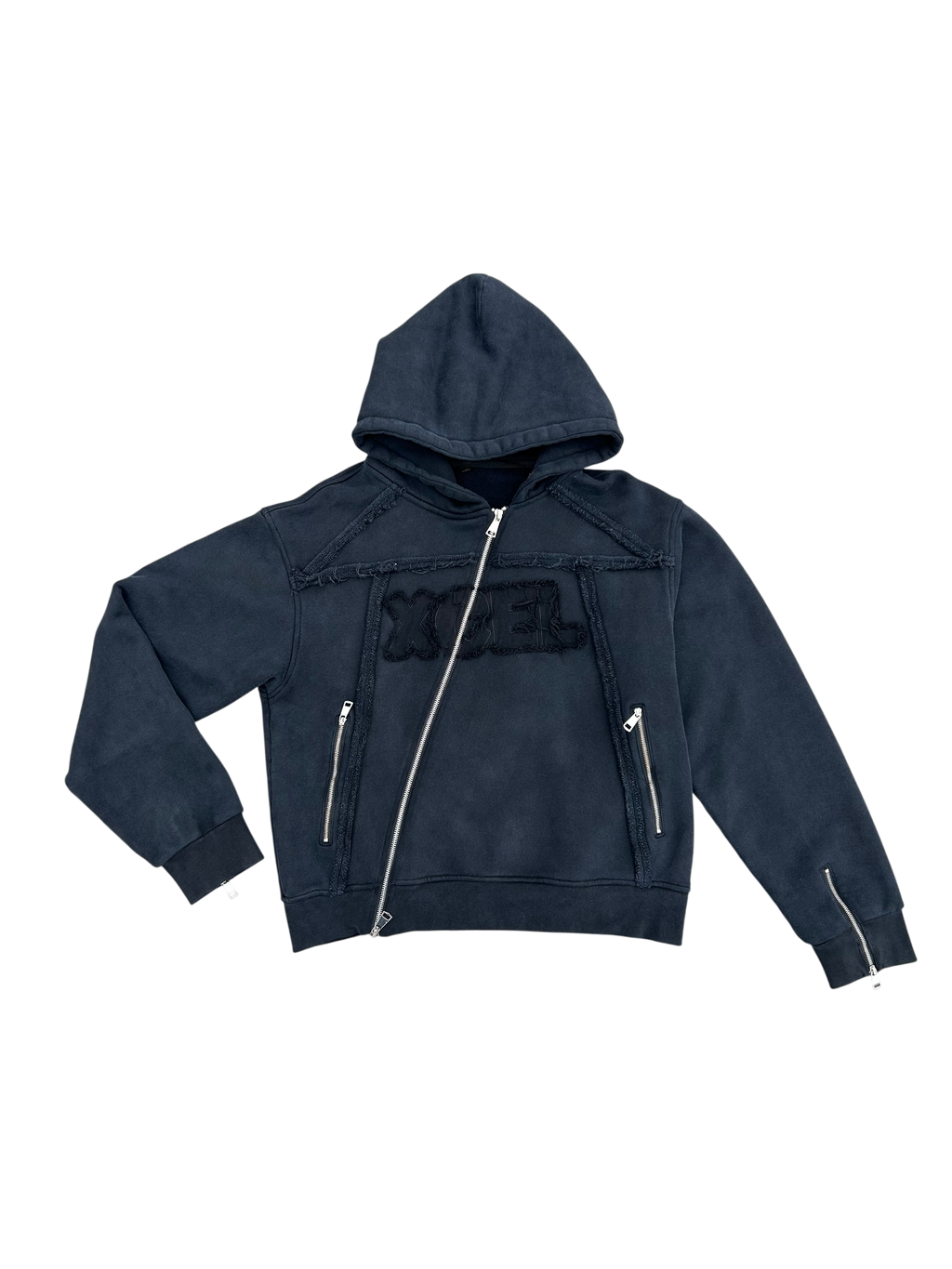 DECONSTRUCTED ZIP UP